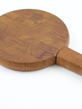 Vtg Dansk Designs Denmark 4 Duck Lg Teak Cheese Cutting Board Built in Spreader